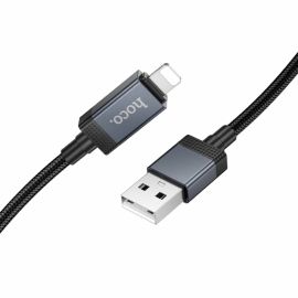Кабель USB Apple iPhone Lightning Hoco X118 (2.4A) <черный>