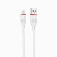 Кабель USB MicroUSB Borofone BX17 <белый> ― OnlineBazar.su