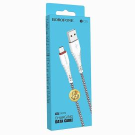 Кабель USB MicroUSB Borofone BX25 <белый>