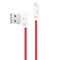 Кабель USB MicroUSB Hoco UPM10 (1.2 метра) <красный> ― OnlineBazar.su