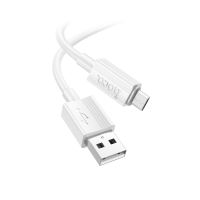Кабель USB MicroUSB Hoco X107 (1 метр) <белый> ― OnlineBazar.su