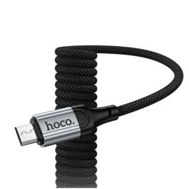 Кабель USB MicroUSB Hoco X121 (2.4A/1.5 метра) <черный>