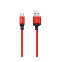 Кабель USB MicroUSB Hoco X14 (2 метра) <красный> ― OnlineBazar.su