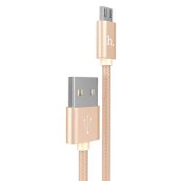Кабель USB MicroUSB Hoco X2 <золотой> ― OnlineBazar.su