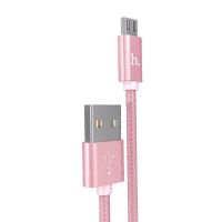 Кабель USB MicroUSB Hoco X2 <розовый> ― OnlineBazar.su