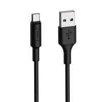 Кабель USB MicroUSB Hoco X25 <черный> ― OnlineBazar.su