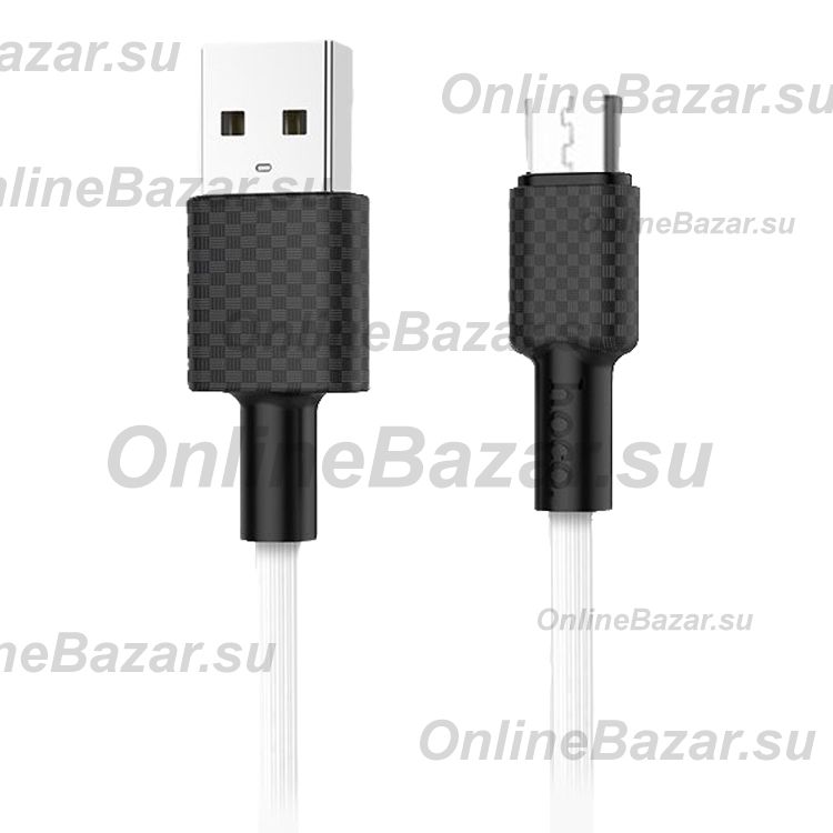 Кабель USB MicroUSB Hoco X29 <белый> ― OnlineBazar.su