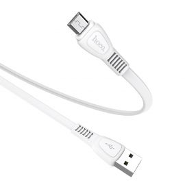 Кабель USB MicroUSB Hoco X40 (2.4А/1 метр) <белый>