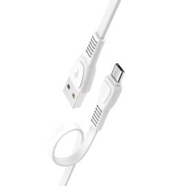 Кабель USB MicroUSB Hoco X40 (2.4А/1 метр) <белый>
