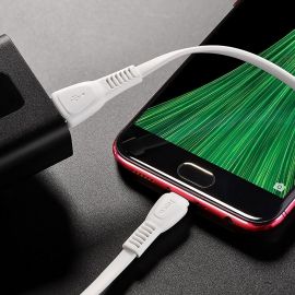 Кабель USB MicroUSB Hoco X40 (2.4А/1 метр) <белый>