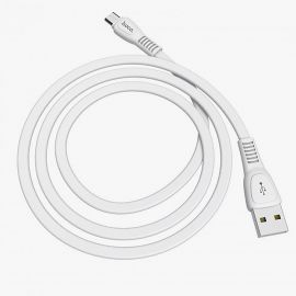 Кабель USB MicroUSB Hoco X40 (2.4А/1 метр) <белый>