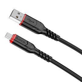 Кабель USB MicroUSB Hoco X59 (2.4A/1 метр) <черный>