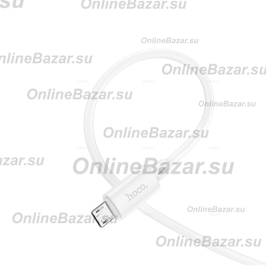 Кабель USB MicroUSB Hoco X88 <белый> ― OnlineBazar.su