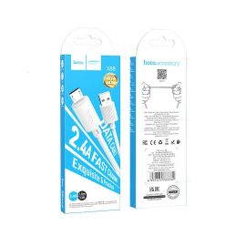 Кабель USB MicroUSB Hoco X88 <белый>