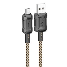 Кабель USB MicroUSB Hoco X94 (2,4A/1 метр) <золотой>