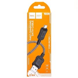Кабель USB MicroUSB Hoco X94 (2,4A/1 метр) <золотой>