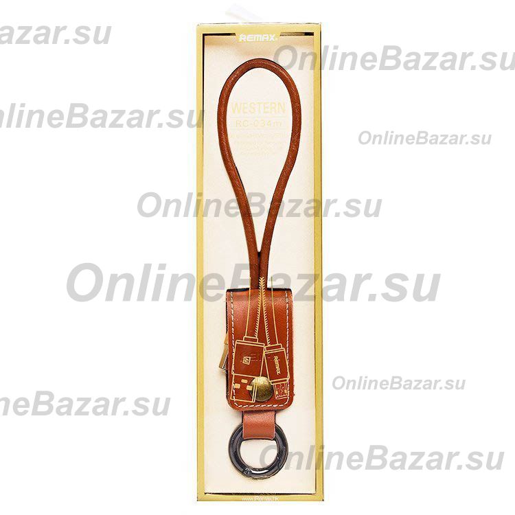 Кабель USB MicroUSB Remax RC-034m <коричневый> ― OnlineBazar.su