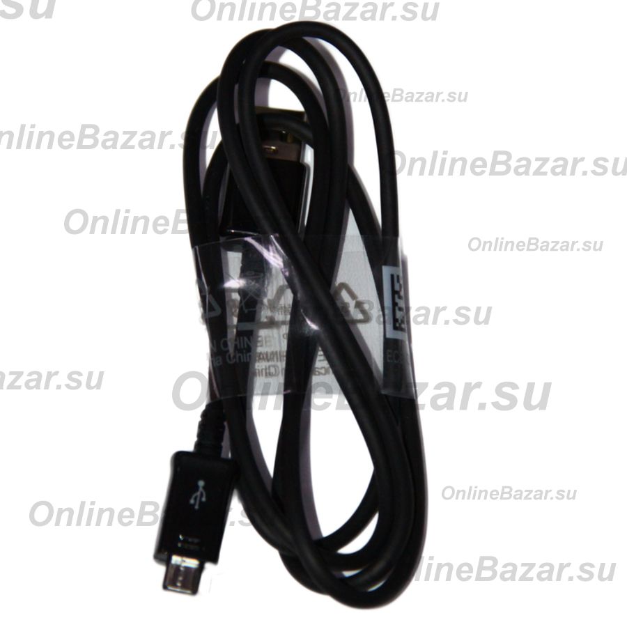 Кабель USB Samsung Micro USB (ECC1DU6BBE) <черный> ― OnlineBazar.su