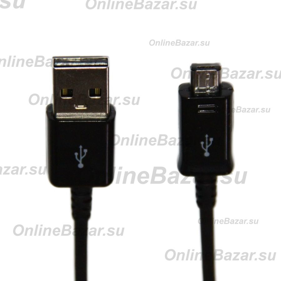 Кабель USB Samsung Micro USB (ECC1DU6BBE) <черный> ― OnlineBazar.su