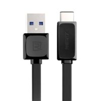 Кабель USB Type-C Remax RT-C1 плоский <черный> ― OnlineBazar.su