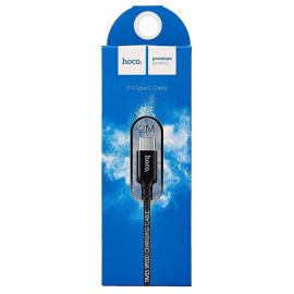 Кабель USB Type-C Hoco X14 (2 метра) <черный>