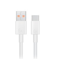 Кабель USB Type-C Huawei (6A, 66W) <белый> (оригинал) ― OnlineBazar.su