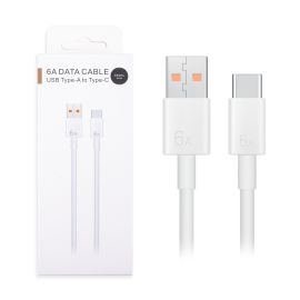 Кабель USB Type-C Huawei (6A, 66W) <белый> (оригинал)