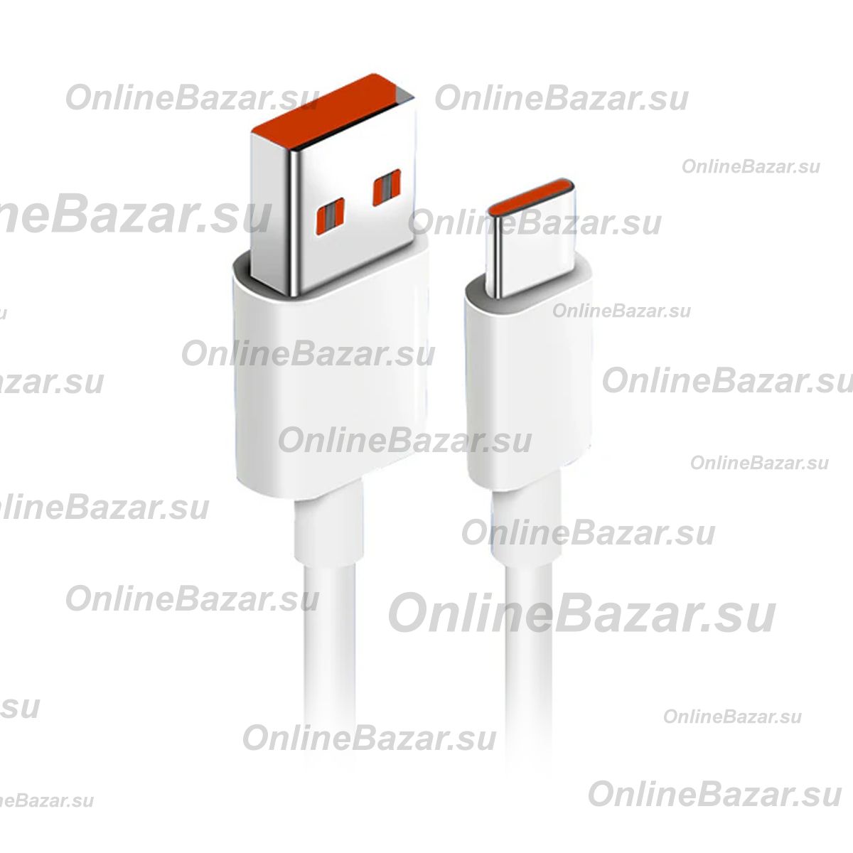 Кабель USB Type-C Xiaomi (6A) <белый> (оригинал) ― OnlineBazar.su