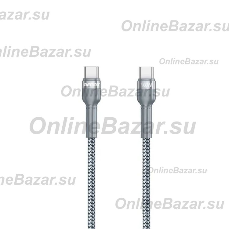 Кабель USB-C Type-C Remax RC-172 <серебристый> ― OnlineBazar.su