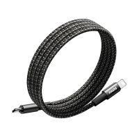 Кабель USB-C - Apple iPhone Lightning Remax C02-CL (30W/PD/1 метр) <черный> ― OnlineBazar.su