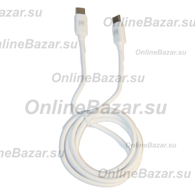 Кабель USB-C Type-C BC (PD) <белый> ― OnlineBazar.su