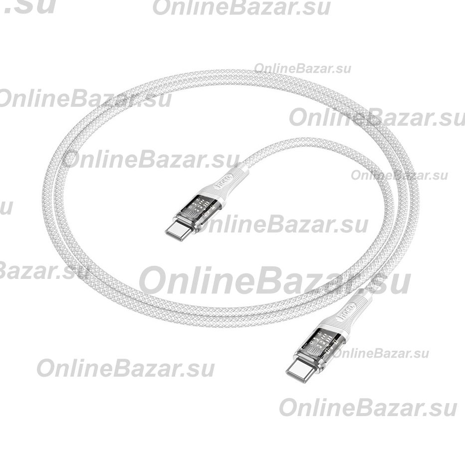 Кабель USB-C Type-C Hoco U111 <серый> ― OnlineBazar.su