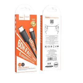 Кабель USB-C Type-C Hoco X88 <черный>