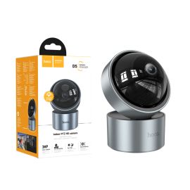 Камера видеонаблюдения Hoco D5 (Bluetooth/Wi-Fi/Full HD 2304×1296) <серый>