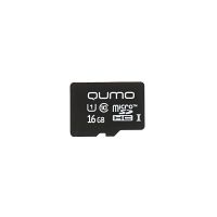 Карта памяти MicroSDHC 16 Gb CL10 (UHS-l) Qumo в блистере без адаптера ― OnlineBazar.su