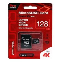 Карта памяти MicroSDXC 128 Gb CL10 UHS-I U3 Qumo с адаптером ― OnlineBazar.su
