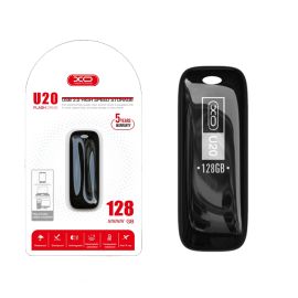 Карта памяти USB 128 Gb XO U20 в блистере <черный>