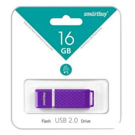Карта памяти USB 16 Gb Smart Buy Quartz <фиолетовый>