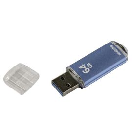 Карта памяти USB 3.0 64 Gb Smart Buy V-Cut <синий>