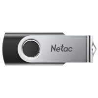 Карта памяти USB 64 Gb Netac U505 <черно-серебристый> ― OnlineBazar.su