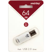 Карта памяти USB 64 Gb Smart Buy V-Cut в блистере <серебристый> ― OnlineBazar.su