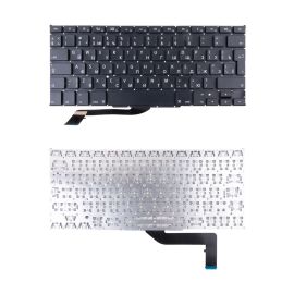 Клавиатура для ноутбука Apple MacBook Pro 15 (A1398) (Г-образный Enter RU) <черный>