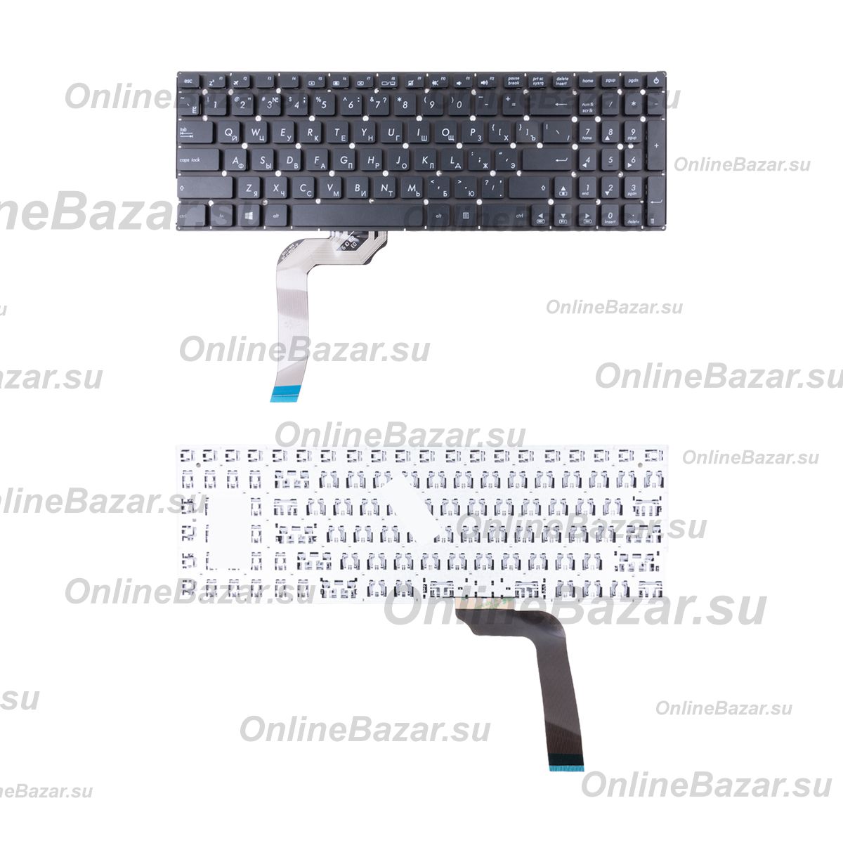 Клавиатура для ноутбука Asus X542UQR <черный> ― OnlineBazar.su