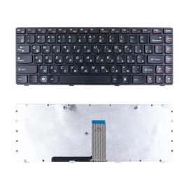 Клавиатура для ноутбука Lenovo IdeaPad V470 (с рамкой) <черный>
