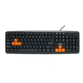 Клавиатура проводная Dialog Standart KS-020U (USB) <черно-оранжевый>