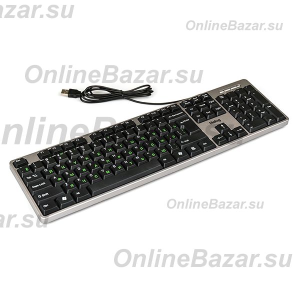 Клавиатура проводная Dialog Standart KS-030U (USB) <серый> ― OnlineBazar.su