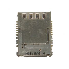 Разъем sim-карты для Asus ZenFone 2 Laser (ZE601KL) в сборе с разъемом карты памяти