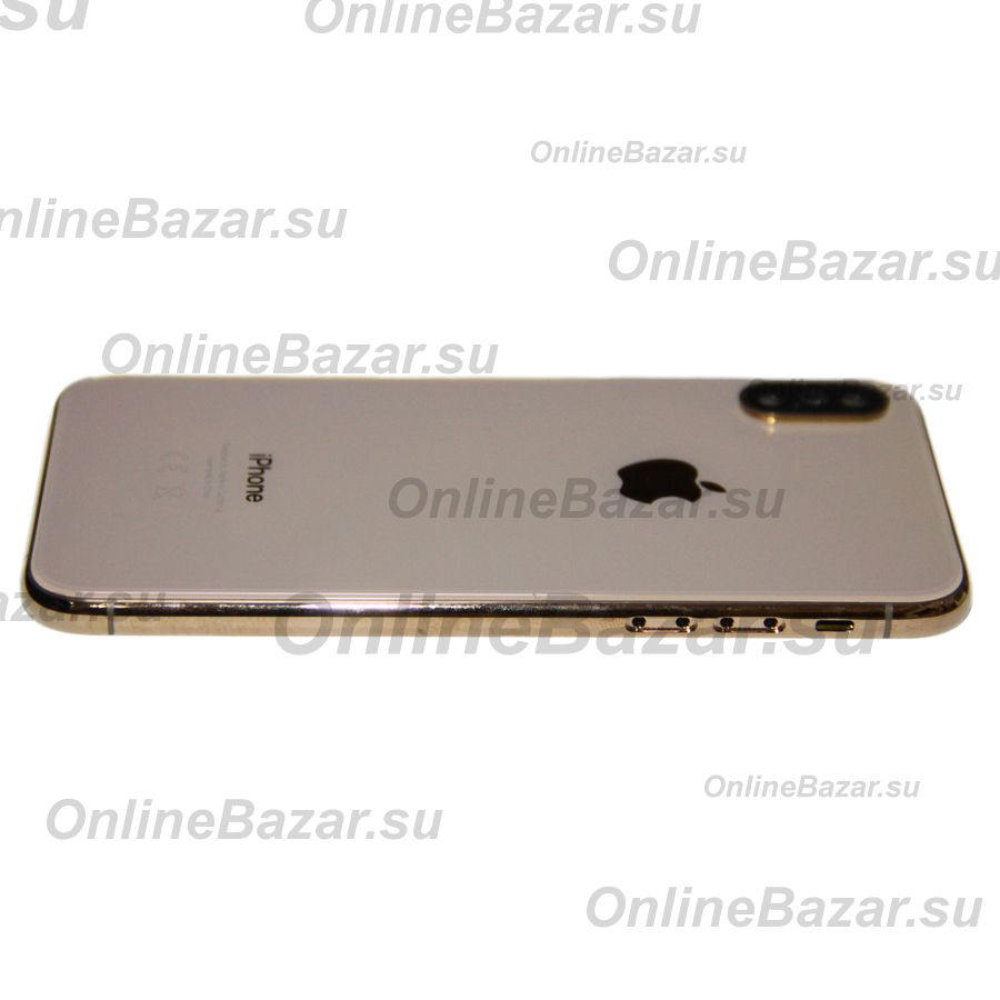 Корпус для Apple iPhone Xs (1 Sim) <золотой> (оригинал) ― OnlineBazar.su