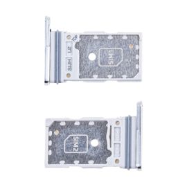Лоток Sim-карты для Samsung SM-S918B (Galaxy S23 Ultra) <серебристый>
