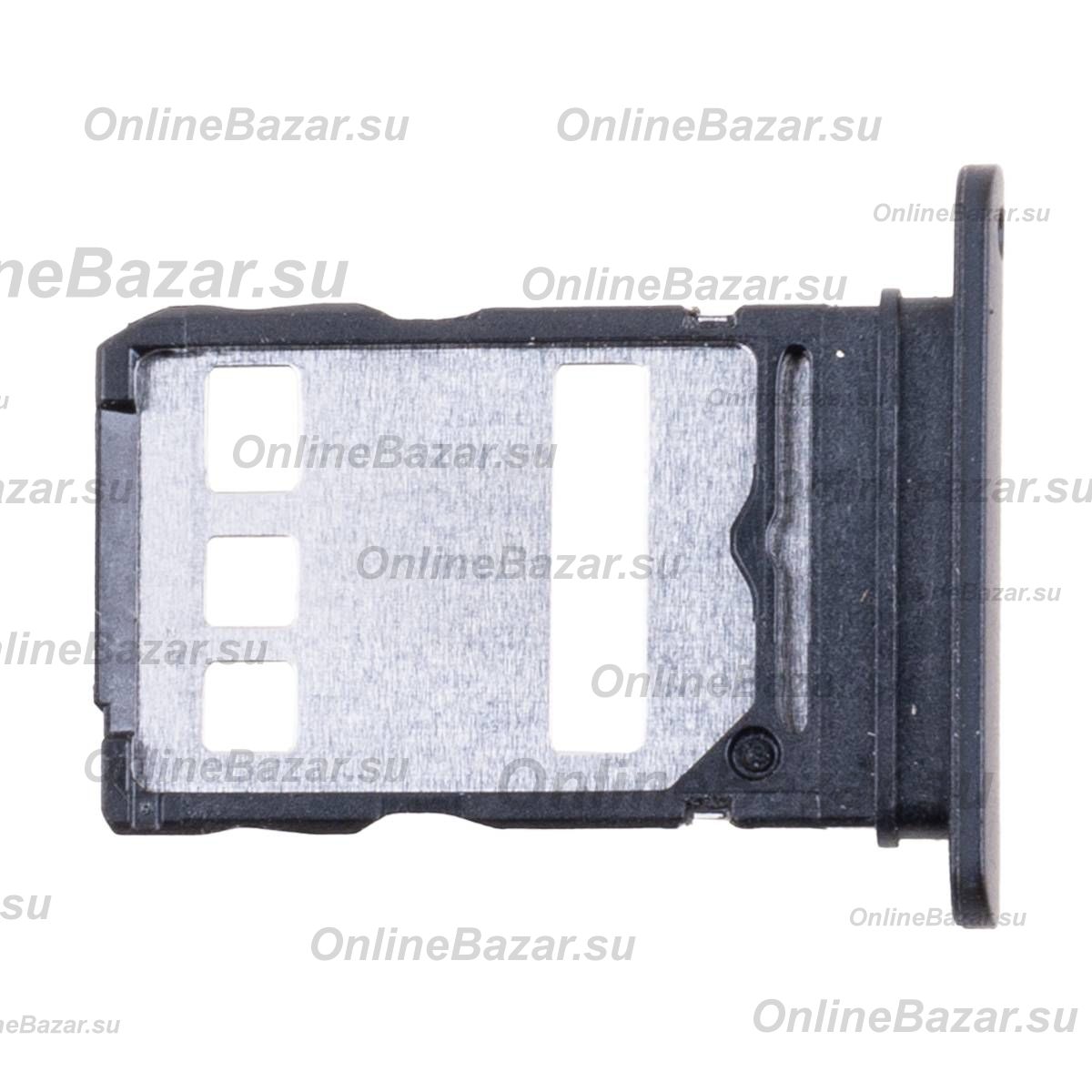 Лоток sim-карты для Huawei Honor X9 <черный> ― OnlineBazar.su